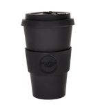 DY493 Bamboo Reusable Coffee Cup Kerr & Napier Black 14oz