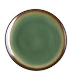 CW527 Nomi Round Coupe Plate Green 255mm (Pack of 4)