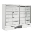 GALAXY+ GP26FGD 2580mm Wide White Multideck Display Fridge With Double Glazed Hinged Glass Doors