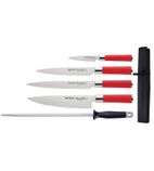 Red Spirit S851 5 Piece Knife Set & Wallet