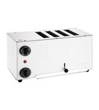 Image of Regent CH172 4 Slice Stainless Steel Toaster With 2 x Additional Elements