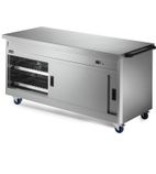 Panther P8P5 1855mm Wide Mobile Hot Cupboard With Plain Top