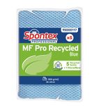 Image of FT632 MF Pro Recycled Microfibre Cloth Blue (Pack of 5)
