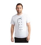 BB492-M Chef Printed T Shirt White - Size M