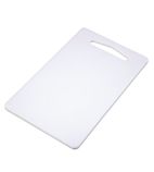 CD269 Low Density Polyethylene White Bartenders Chopping Board
