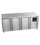 Image of SNI-7-180-30 452 Ltr Stainless Steel 3 Door Freezer Prep Counter