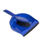HZ843 Soft Dustpan & Brush Set Blue