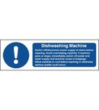 Image of W199 Dishwasher Machine Safety Sign