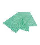 FA203 Envirolite Super Folded Anti-Bacterial Cleaning Cloths Green (50 Pack)