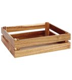 Image of DR733 Superbox Buffet Crate Acacia GN1/2