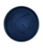 CX641 Stonecast Plume Walled Plates Ultramarine 260mm (Pack of 6)