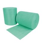 FA207 Envirolite Super Anti-Bacterial Cleaning Cloths Green (Roll of 2 x 500)