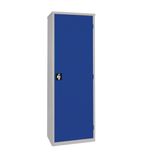 Image of GJ781 Storage Cupboard Blue 3 Shelves Blue