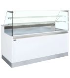 BELLINI ID 2050FV SR 2100mm Wide Flat Glass Serve Over Counter Display Fridge