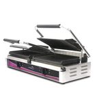 Image of CGL2R Electric Double Contact Panini Grill - Ribbed Top & Bottom