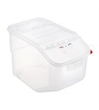 CR975 Polyethylene Transparent Ingredient Bin 50 Ltr