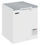 ECO DESIGN EL22SS 200 Ltr White Chest Freezer With Stainless Steel Lid