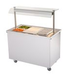 Jamaican JBM30R-900-SS 1205mm Wide Mobile Hot Cupboard With Bain Marie Top