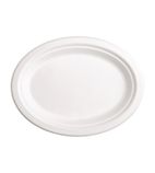 FC535 Bagasse Oval Plates 316mm (Pack of 50)