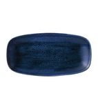 Plume FJ953 Ultramarine Chefs' Oblong Plate No. 3 11 3/4 x 6 " (Pack of 12)