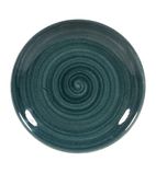 Patina FA593 Coupe Plates Rustic Teal 165mm (Pack of 12)