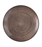 Stonecast Raw Evolve Coupe Plate Brown 260mm (Pack of 12)