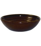 DL422 Bit on the Side Brown Ripple Dip Dishes 113mm (Pack of 12)