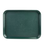 Image of DP214 Polypropylene Fast Food Tray Green Small 345mm