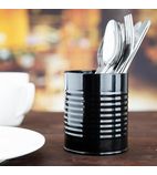 CP498 Galvanised Steel Table Tidy Black