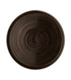 CX646 Stonecast Patina Walled Plates Iron Black 220mm (Pack of 6)