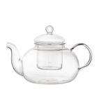 Long Island Glass Teapot 1Ltr (Box 6) - CN987
