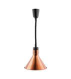 DY463 Conical Retractable Heat Shade Copper Finish