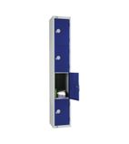 W947-C Four Door Locker Blue Camlock
