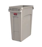 Image of DY112 Slim Jim Container With Venting Channels Beige 60Ltr