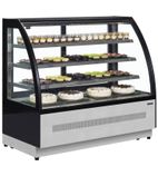 Image of LPD1200C 1205mm Wide Flat Glass Patisserie Serve Over Counter Display Fridge