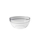 R0133 Plain Toughened Stackable Round Glass Bowl 24cl