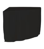 DW831 XLCorner Table Plain Cover Black