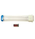 Image of HyGenikx HGX-20-F Replacement Lamp & Battery Kit. Includes replacement LAMP (type BLUE) and backup BATTERY for use in 20m2 FOOD areas