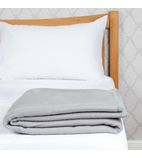 Image of HD346 Single Polyester Fleece Blanket Grey