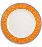 New Horizons M776 Marble Border Classic Plates Orange 165mm