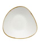 DY877 Triangular Shallow Bowls Barley White 210mm (Pack of 12)