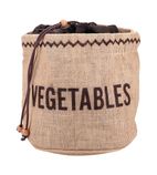 Image of FW880 Natural Elements Hessian Vegetable Preserving Bag 21 x 21 x 20cm