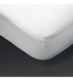 GT823 Pyramid Fitted Sheet Double White