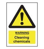 Image of L851 Warning Cleaning Chemicals Sign