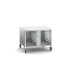60.31.105 6-1/1 & 10-1/1 Combination Oven Stand III (Mobile with Castors) with mounting rails, side panels, rear & top panel