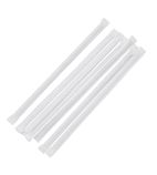 FP440 Individually Wrapped Paper Straws Black 210mm (Pack of 250)