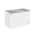 EL45SS 416 Ltr White Chest Freezer With Stainless Steel LId