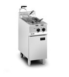 Image of Opus 800 OE8105/OP 2 x 9.5 Ltr Electric Freestanding Twin Tank Fryer With Oil Filtration (2 x Baskets)
