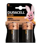 Plus D 1.5V Alkaline Batteries (Pack of 2)