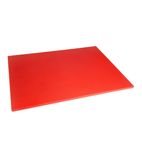 HC877 Low Density Red Chopping Board Large 600x450x10mm